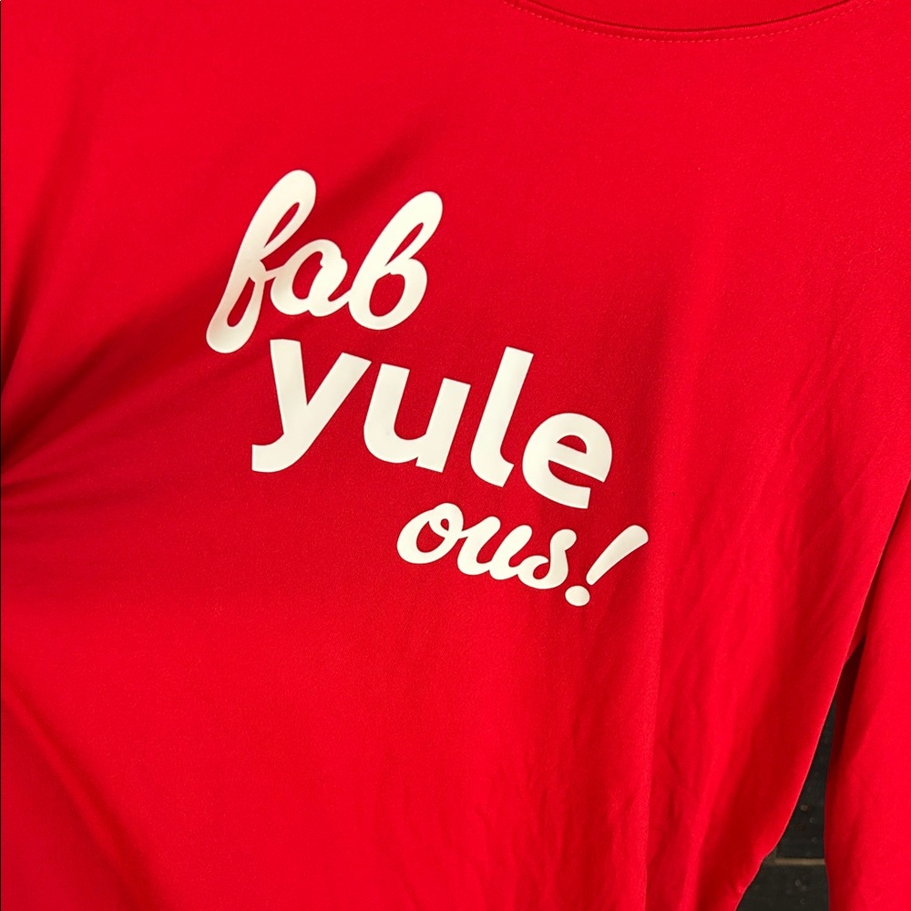 AnyBody Red Long Sleeve Tee